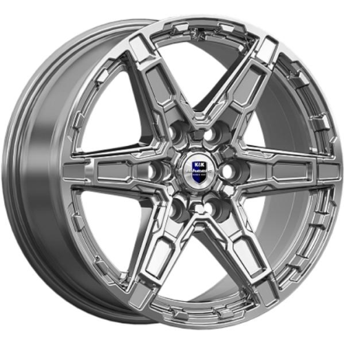 Диски K&K Дистрикт 8x18 6*114.3 ET46 DIA67.1 Дарк платинум Литой купить с бесплатной доставкой в пункты выдачи в Петербурге